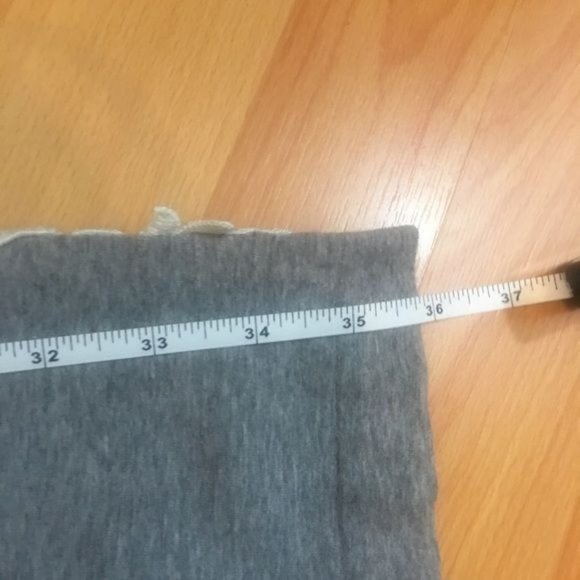 Gray Leggings with White Appliqués OSFM - Picture 6 of 6